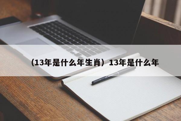 （13年是什么年生肖）13年是什么年